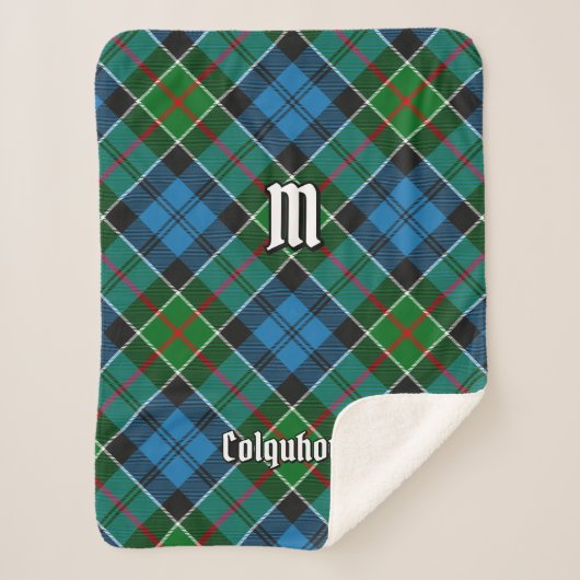 Clan Colquhoun Tartan Sherpadecke (Vorderseite)