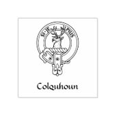 Clan Colquhoun Wappen Gummistempel (Prägung)