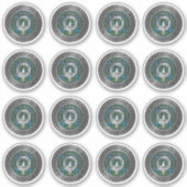 Clan Colquhoun Wappen & Tartan Knot Aufkleber (Vorderseite)