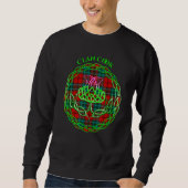 Clan Cook Scottish Tartan Celtic Thistle Sweatshirt (Vorderseite)