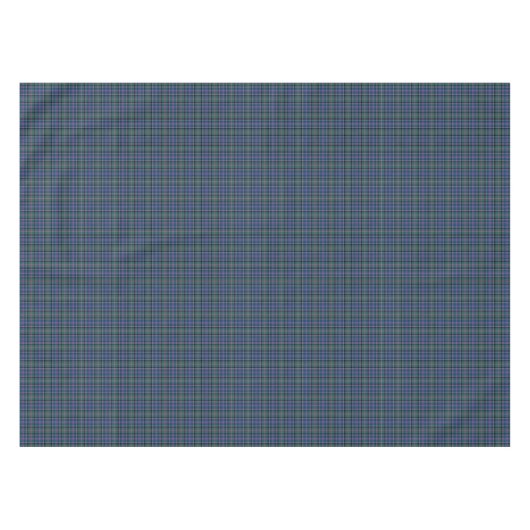 Clan Cooper Tartan Green und Blue Scottish Kariert Tischdecke (Vorderseite (Horizontal))