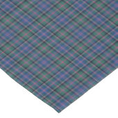 Clan Cooper Tartan Green und Blue Scottish Kariert Tischdecke (Schrägansicht)