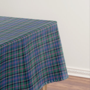 Clan Cooper Tartan Green und Blue Scottish Kariert Tischdecke