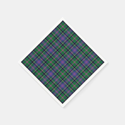 Clan Cooper Tartan Kariert Serviette (Ecke)