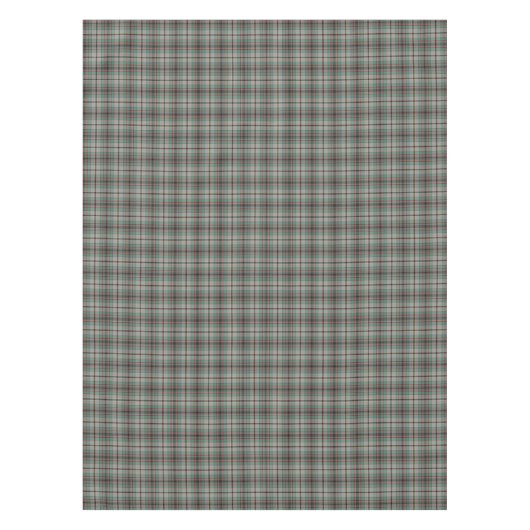 Clan Craig Gray und Green Scottish Tartan Tischdecke (Vorderseite)