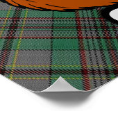 Clan Craig Scottish Tartan Poster (Ecke)