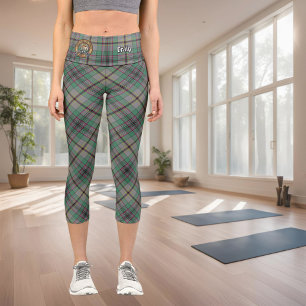 Clan Craig Tartan Capri Leggings