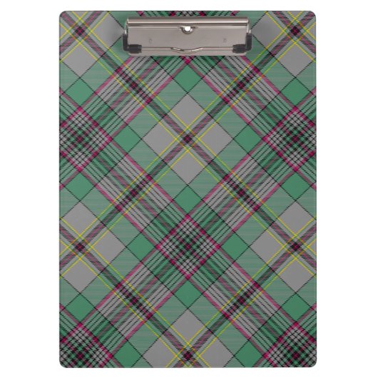 Clan Craig Tartan Clipboard Klemmbrett (Vorderseite)