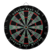 Clan Craig Tartan Dart Board Dartscheibe (vorne)