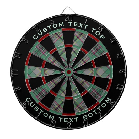 Clan Craig Tartan Dart Board Dartscheibe (vorne)
