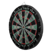 Clan Craig Tartan Dart Board Dartscheibe (Vorderseite rechts)