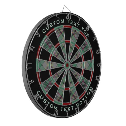 Clan Craig Tartan Dart Board Dartscheibe (Vorderseite Links)
