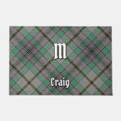 Clan Craig Tartan Doormat Fußmatte (Vorderseite)