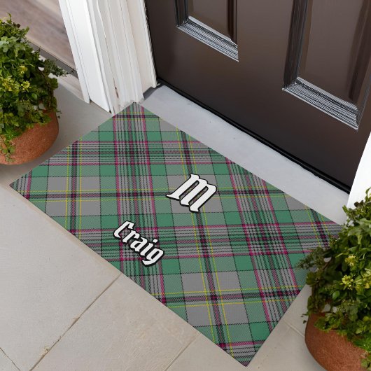 Clan Craig Tartan Doormat Fußmatte