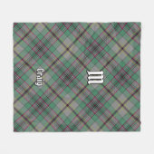 Clan Craig Tartan Fleece Blanket (Vorderseite (Horizontal))