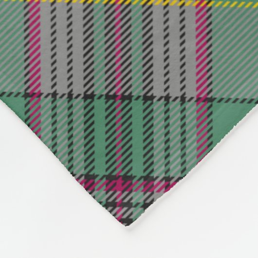 Clan Craig Tartan Fleece Blanket (Ecke)