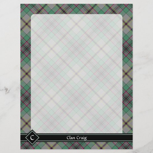 Clan Craig Tartan Flyer (Vorne)