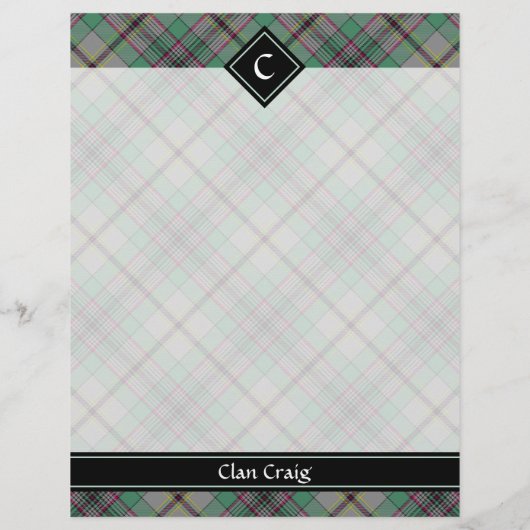 Clan Craig Tartan Flyer (Hinten)