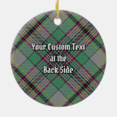 Clan Craig Tartan Keramik Ornament (Hinten)