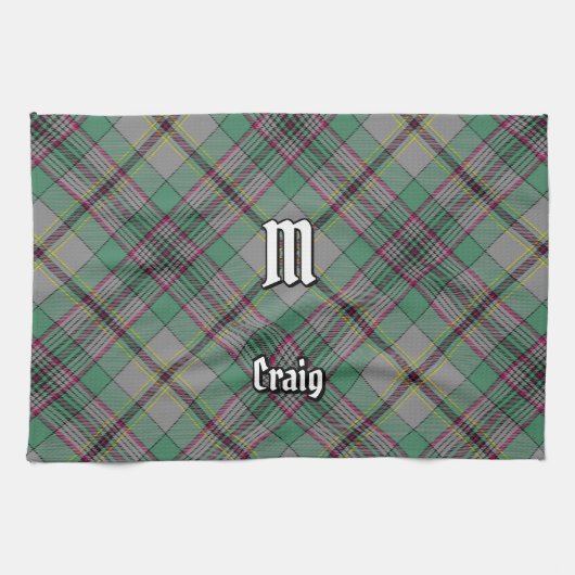 Clan Craig Tartan Küchentücher (Horizontal)