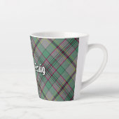 Clan Craig Tartan Latte Tasse (Rechts)