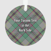 Clan Craig Tartan Ornament (Rückseite)