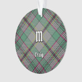 Clan Craig Tartan Ornament (Vorderseite)