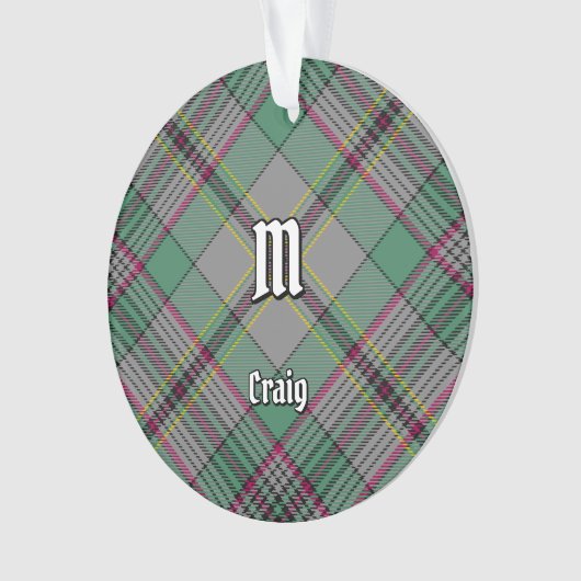 Clan Craig Tartan Ornament (Vorderseite)