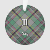Clan Craig Tartan Ornament (Vorderseite)