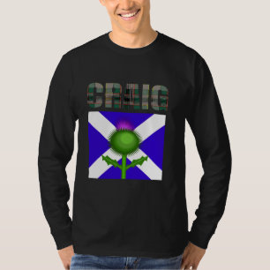 Clan Craig Tartan Scottish Family Name Scotland T-Shirt
