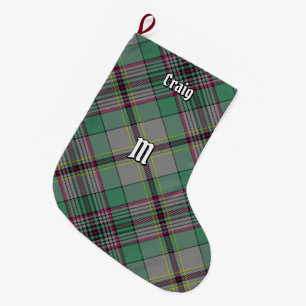 Clan Craig Tartan Weihnachts-Strumpf Großer Weihnachtsstrumpf