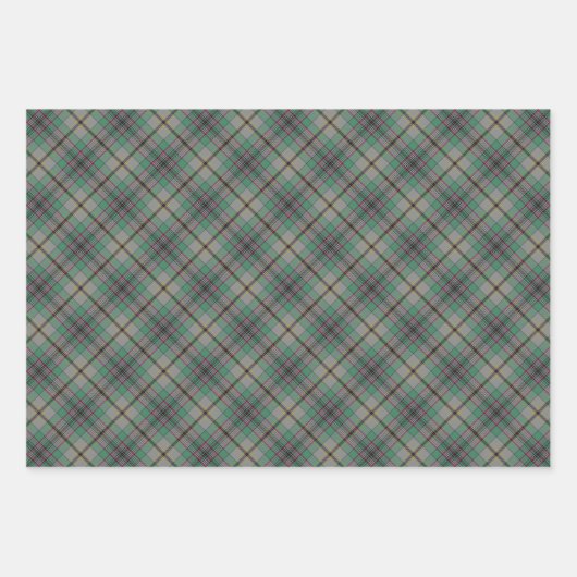 Clan Craig Tartan Wrapping Paper Sheets Geschenkpapier Set (Vorderseite 3)