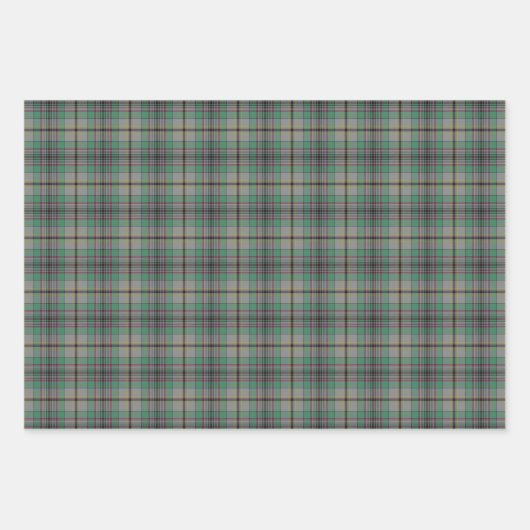 Clan Craig Tartan Wrapping Paper Sheets Geschenkpapier Set (Vorderseite)