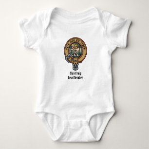 Clan Craig Wappen Baby Bodysuit Baby Strampler