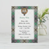 Clan Craig Wappen Einladung (Stehend Vorderseite)