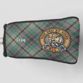 Clan Craig Wappen Golf Head Cover Headcover (Vorderseite)