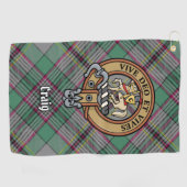 Clan Craig Wappen Golfhandtuch (Horizontal)