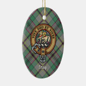 Clan Craig Wappen Keramik Ornament (Rechts)