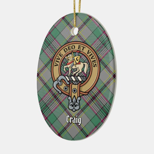 Clan Craig Wappen Keramik Ornament (Links)