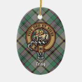 Clan Craig Wappen Keramik Ornament (Vorne)