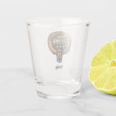 Clan Craig Wappen Shot Glass Schnapsglas (Rückseite)