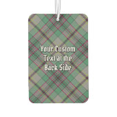 Clan Craig Wappen über Tartan Autolufterfrischer (Rückseite)