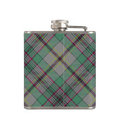 Clan Craig Wappen über Tartan Flachmann (Rückseite)