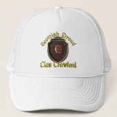 Clan Crawford Scottish Dynasty Cap Truckerkappe (Vorderseite)