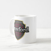 Clan Crawford Scottish Dynsty Tartan Tasse Cups (Vorderseite Links)