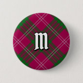 Clan Crawford Tartan Button (Vorderseite)
