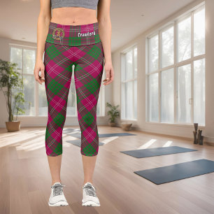 Clan Crawford Tartan Capri Leggings