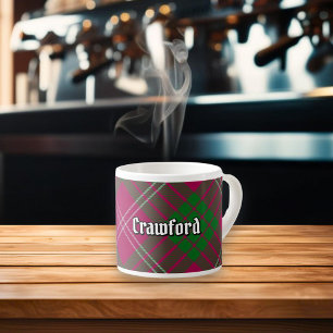 Clan Crawford Tartan Espresso Cup Espressotasse