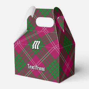 Clan Crawford Tartan Favor Box Geschenkschachtel