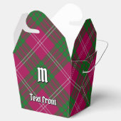 Clan Crawford Tartan Favor Box Geschenkschachtel (Geöffnet)